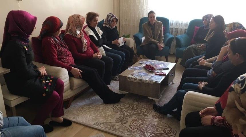 Ak Parti Kadın Kolları &Uuml;yeleri Evleri Ziyaret Ediyor