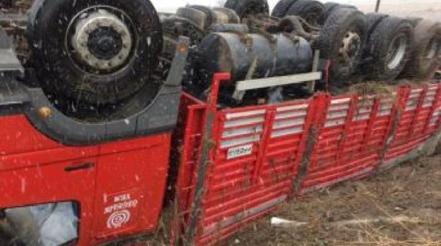 Tomarza'da Tek Taraflı Trafik Kazasında 1 Kişi Yaralandı