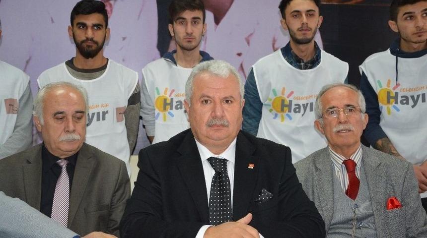 Chp İl Başkanı Şahin:"bu Bir Sistem Değişikliği Değil, Rejim Değişikliğidir"