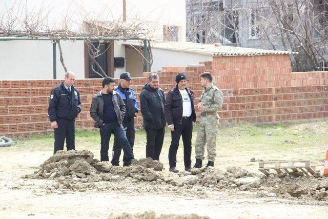 Gelibolu’da Bulunan Merminin Kapsül Kısmı Patlatıldı