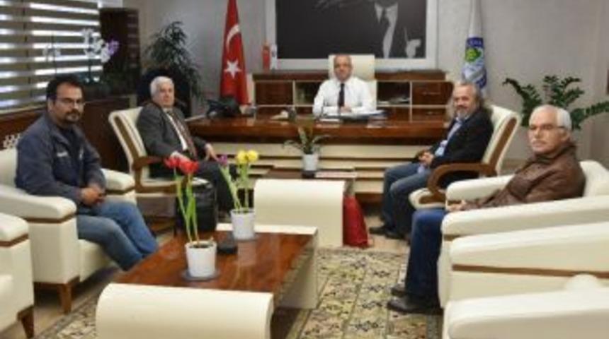 Tiyatro Şenlik Komitesinden Başkan Kayda’ya Ziyaret