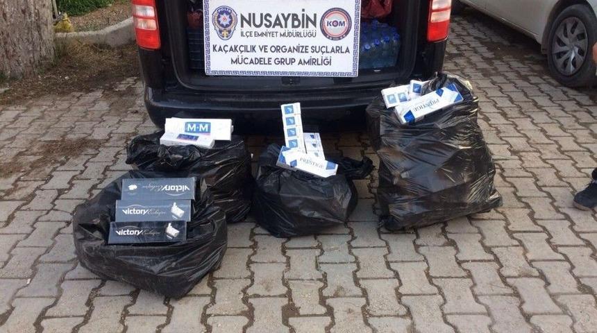 Nusaybin&rsquo;de Ka&ccedil;ak Akaryakıt Ve Sigara Ele Ge&ccedil;irildi