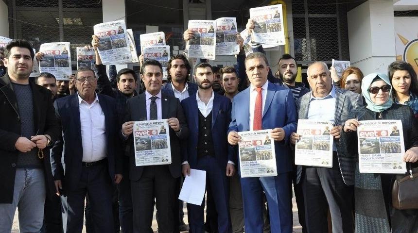 Ak Parti Gen&ccedil;lik Kolları, Kılı&ccedil;daroğlu&rsquo;na Diyarbakır&rsquo;dan Gazete G&ouml;nderdi