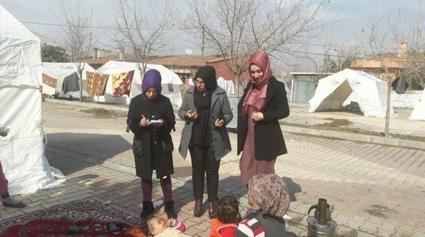 Kadın Ve &Ccedil;ocuk Hakları Derneği Deprem B&ouml;lgesinde