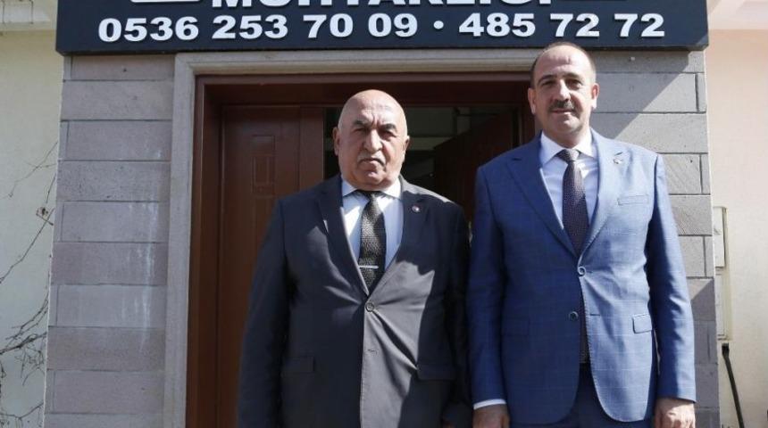 Başkan Duruay, Mahalle Muhtarlarını Ziyaret Etti