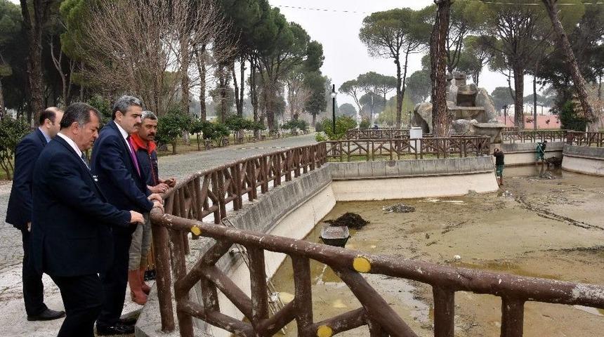 S&uuml;mer Rekreasyon Alanındaki G&ouml;letler Temizleniyor