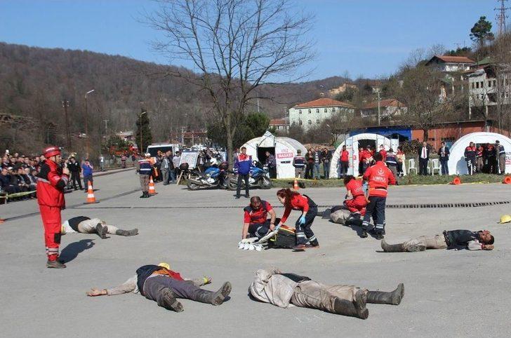 Maden Ocağı Sahasında 660 Kişi İle Dev Tatbikat G2