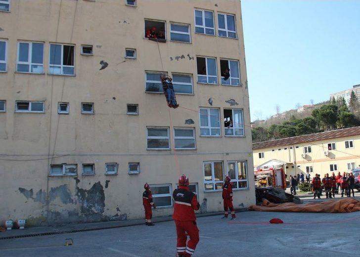 Maden Ocağı Sahasında 660 Kişi İle Dev Tatbikat G4