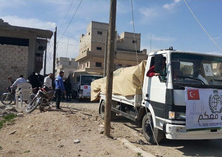 El Bab’a İlk Yardım Konvoyu Ulaştı G5