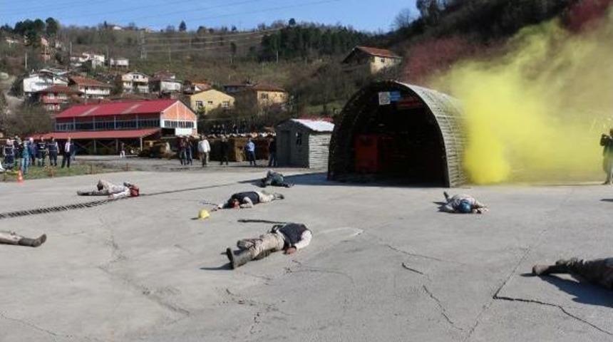 660 Kişiyle Ger&ccedil;eği Aratmayan Kurtarma Tatbikatı