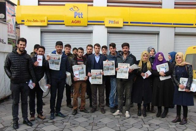 Ak Parti Ağrı Gençlik Kolları Yeni Anayasa Maddelerini Kılıçdaroğlu’na Gönderdi