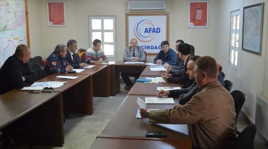 Seferberlik Tatbikatı Hazırlık Toplantısı Yapıldı