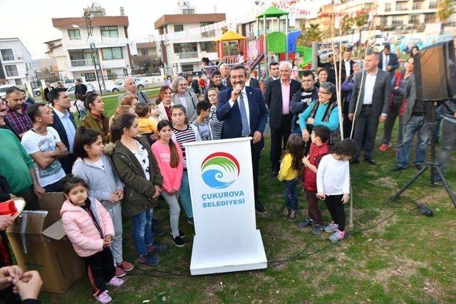 Başkan Çetin Çocuk Parkı Açtı