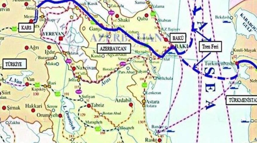 Kars-tiflis-bak&uuml; Demiryolu A&ccedil;ılırken