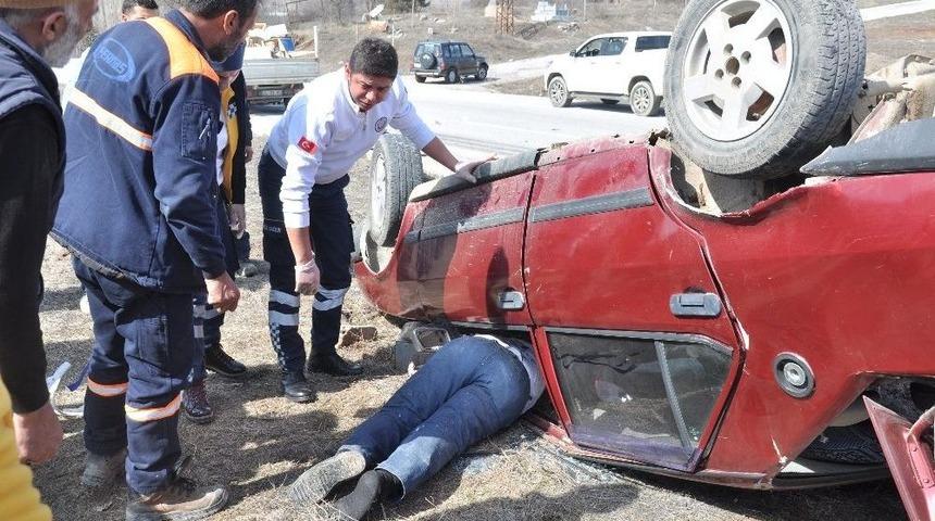 Erzincan&rsquo;da Trafik Kazası: 1 &Ouml;l&uuml;