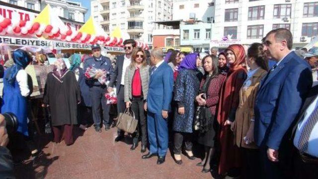 Kilis'te, Türk Ve Suriyeli Kadınlardan 8 Mart Kutlaması