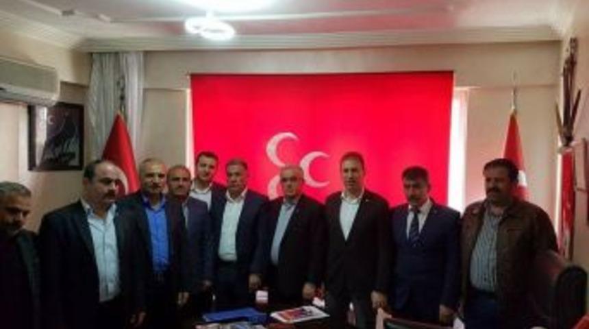 Siirt&rsquo;te Ak Parti&rsquo;den Mhp&rsquo;ye Ziyaret