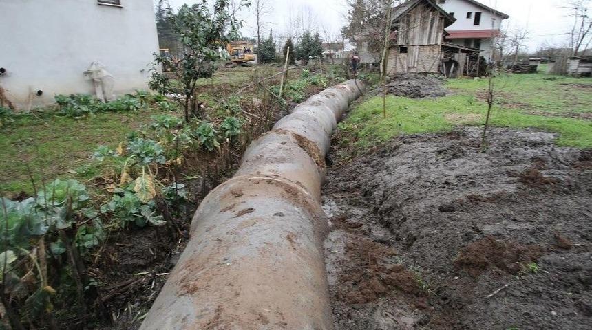 Altındere Mahallesinde Kanal Suları Kontrol Altında