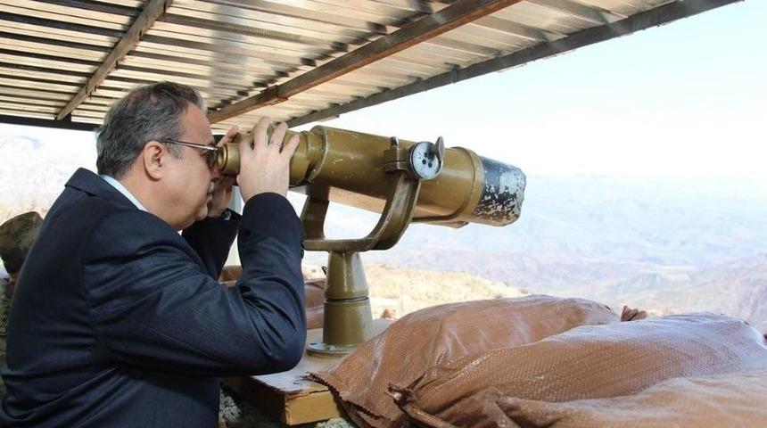 Şırnak Valisi Su, Askeri &Uuml;s B&ouml;lgelerini Ziyaret Etti