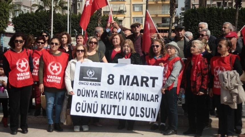 Parti Ve Sivil Toplum Kuruluşları D&uuml;nya Kadınlar G&uuml;n&uuml;&rsquo;n&uuml; Kutladı