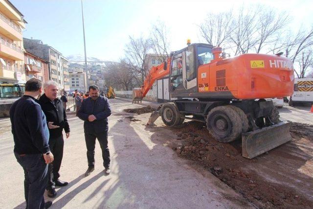 Başkan Memiş Çalışma Alanlarını Gezdi