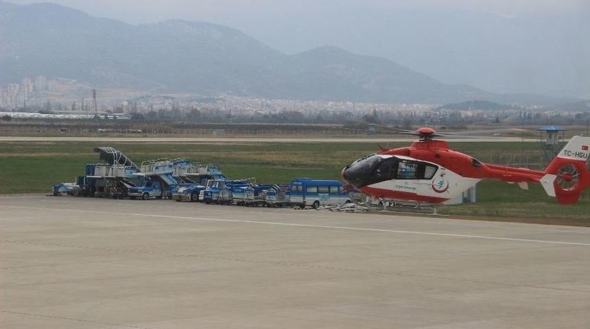 Kalp Hastası Ambulans Helikopter İle Sevk Edildi