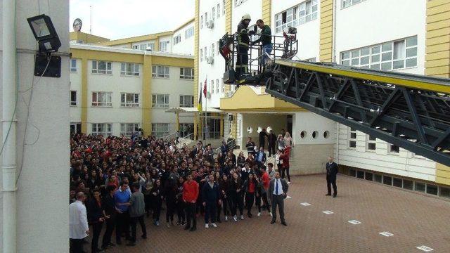 Gaziantep’te Gerçeği Aratmayan Yangın Tatbikatı