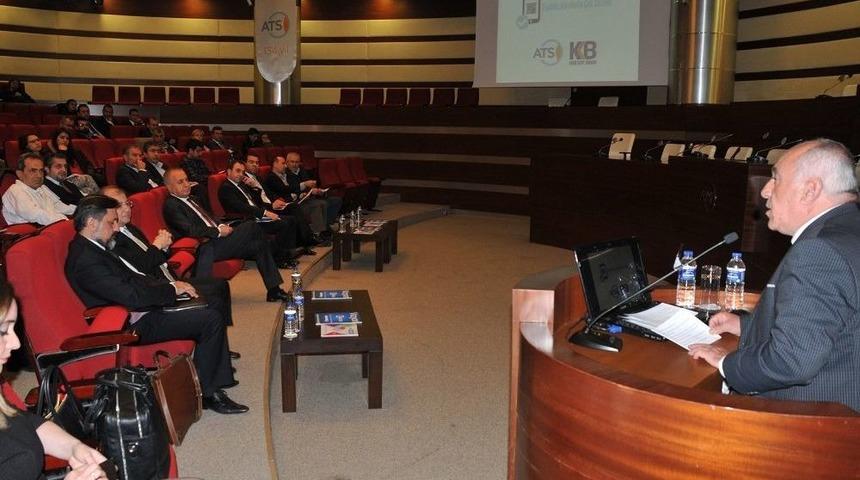 Atso’da Karekodlu Çek Uygulaması Anlatıldı