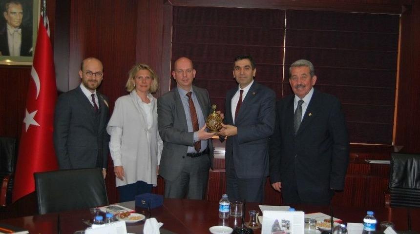 Hollanda Ticaret Ataşesi Kelderhuis&rsquo;ten Gto Başkanı Hıdıroğlu&rsquo;na Ziyaret
