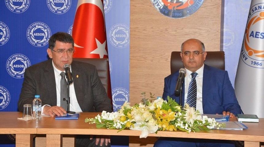 Kepez Kaymakamı &Ouml;zg&ouml;dek, Oda Başkanlarıyla Buluştu