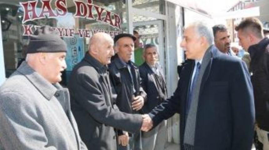 Vali Toprak&rsquo;tan Esnafa Ziyaret