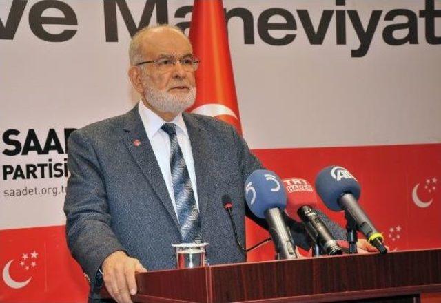 Saadet Partisi Genel Başkanı Temel Karamollaoğlu : Ne Oldu Da Yenikapı Ruhu Kayboldu?