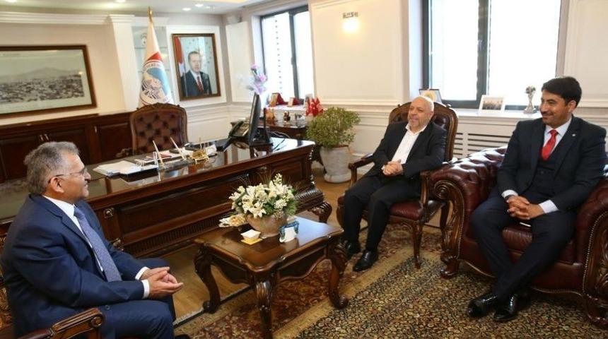 Hak-iş Konfederasyonu Genel Başkanı Mahmut Arslan&rsquo;dan Melikgazi Belediyesi&rsquo;ne Ziyaret