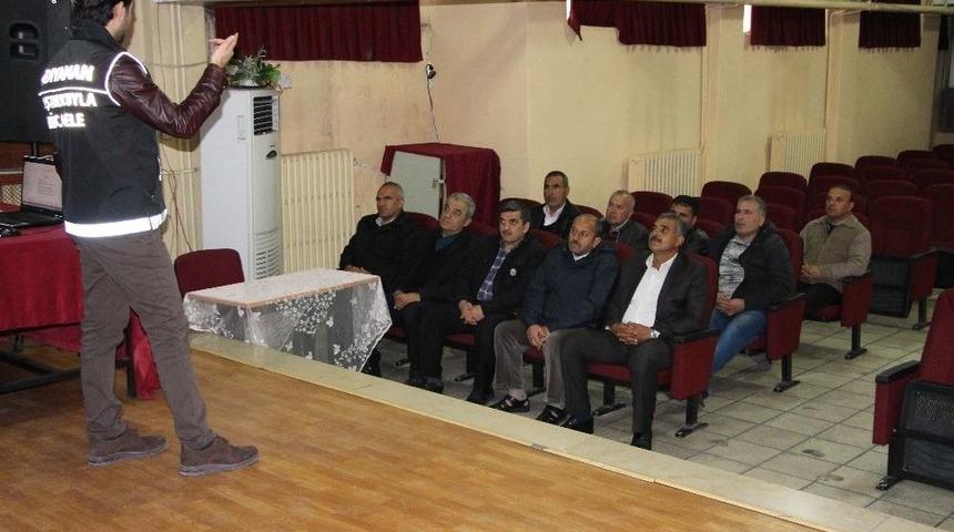 &Ouml;zel G&uuml;venlik Personellerine Uyuşturucu Konusunda Bilgilendirme Yapıldı