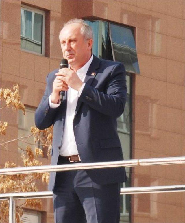 Chp'li İnce: Ne Evet Diyenler, Ne De Hayır Diyenler Teröristtir