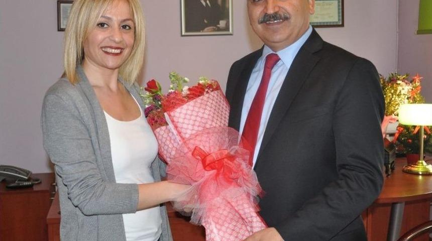 Başkan Din&ccedil;er&rsquo;den Kadın Esnaf Sanatkarlara Ziyaret