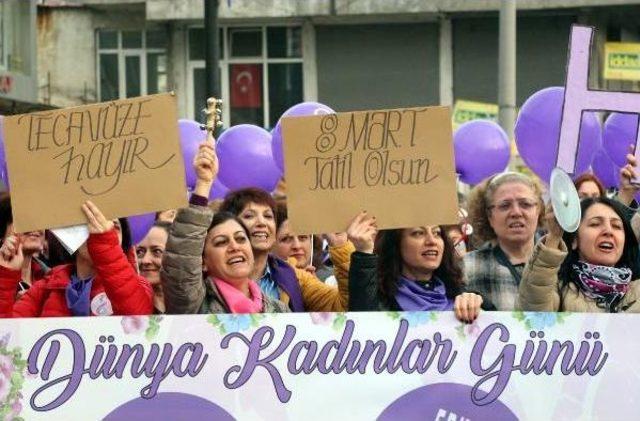 Zonguldak'ta Kadınlar Yürüdü