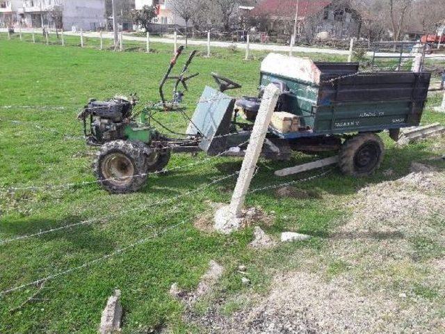 Çarptığı Teller Boğazına Geçti