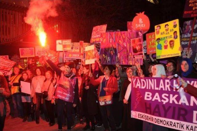 Eskişehir'de Kadınlar Yürüdü