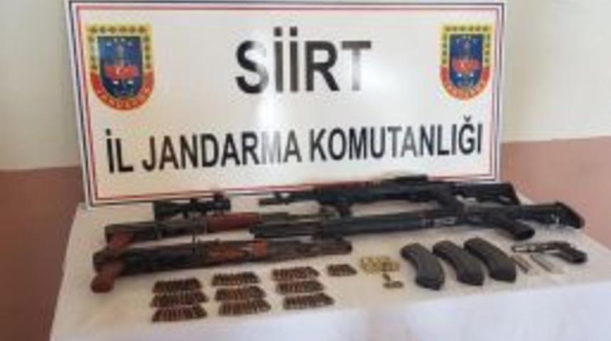 Siirt&rsquo;te Silah Ve M&uuml;himmat Ele Ge&ccedil;irildi