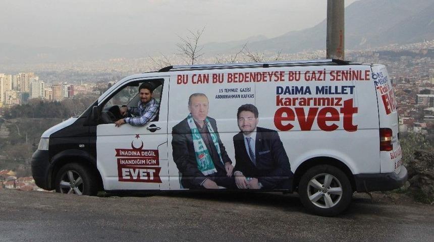 (&ouml;zel Haber) 15 Temmuz Gazisinden İlgin&ccedil; "evet" Turu