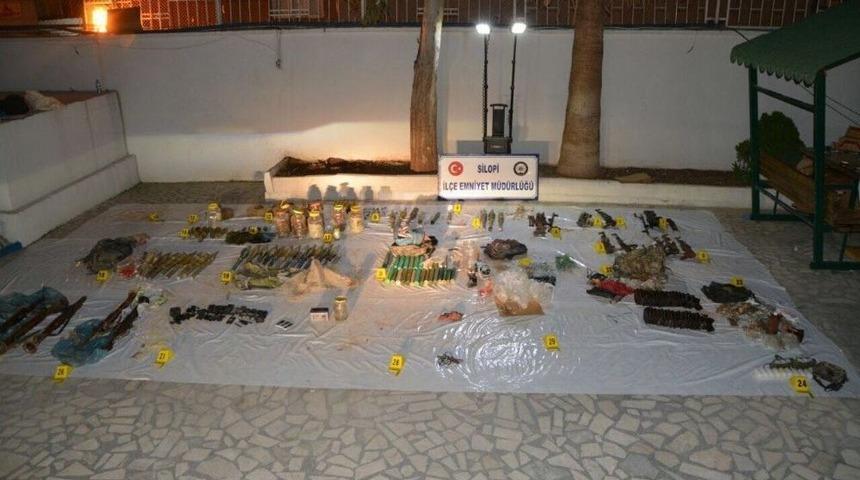 Şırnak&rsquo;ta Pkk&rsquo;nın M&uuml;himmat Deposu Bulundu