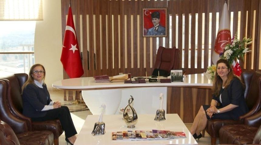 Defterdar Ercoşman, Rektör Kılıç’a Veda Ziyaretinde Bulundu