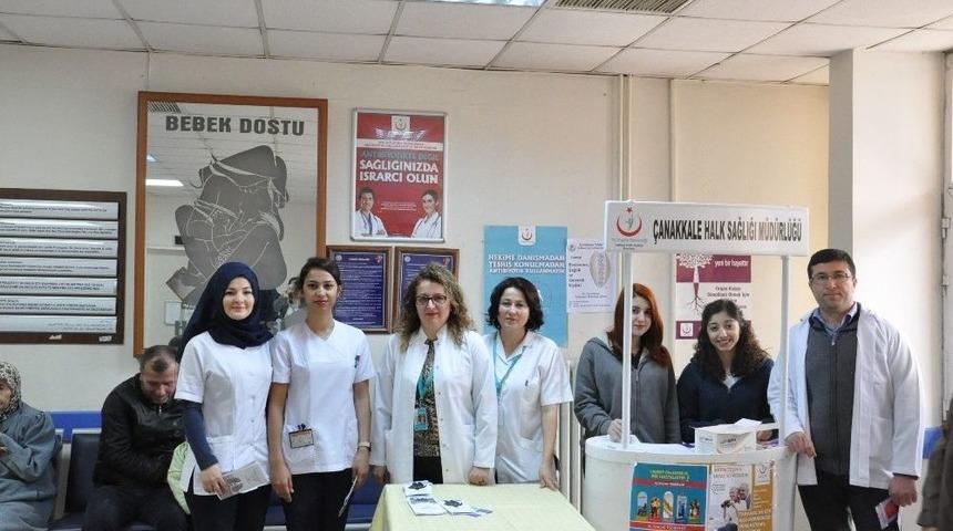 Devlet Hastanesinde D&uuml;nya B&ouml;brek G&uuml;n&uuml; Etkinliği
