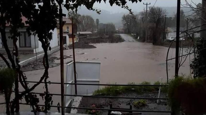 Marmaris&rsquo;te Aşırı Yağış Su Taşkınlarına Neden Oldu