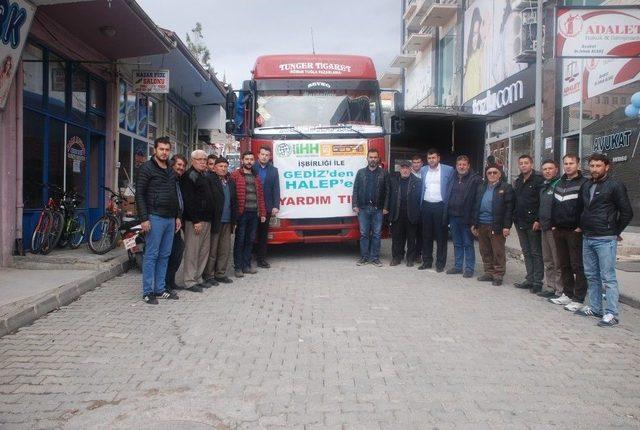 Gediz’den Halep’e Yardım