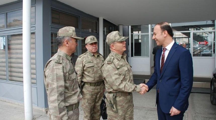 Jandarma Lojistik Komutanı Tümgeneral Ali Özkara’dan Vali Erin’e Ziyaret