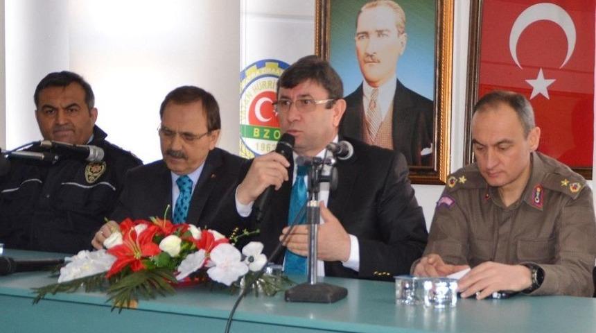 Bafra&rsquo;da G&uuml;venlik Toplantısı Yapıldı