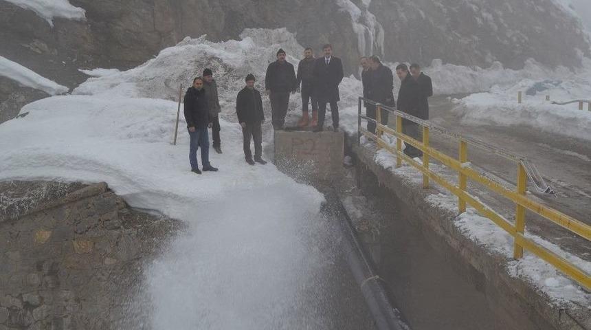 Başkan Asya, Su Kaynaklarında İncelemelerde Bulundu