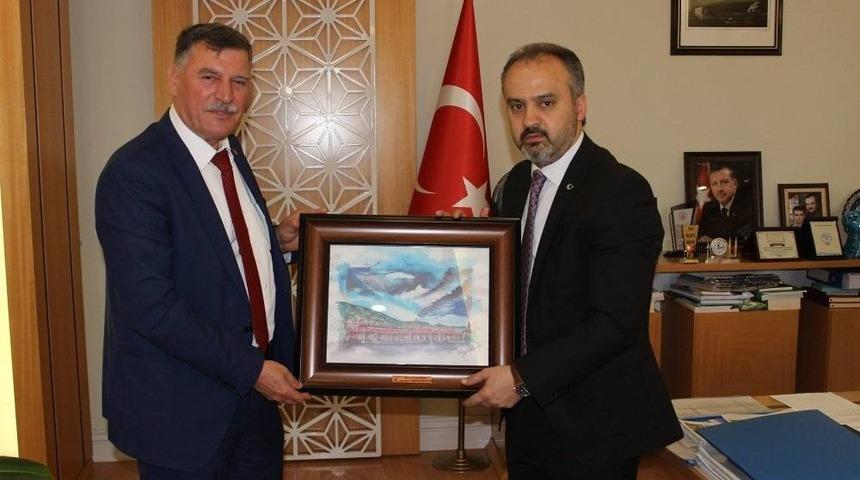 Başkan Duymuş&rsquo;tan İneg&ouml;l Ve Yenişehir Belediyelerine İstişare Ziyareti